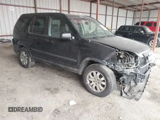 2005 Honda CR-V EX with VIN JHLRD78885C003297, listed as a IAAI auction lot 41614195 with 294,974 mi miles. Bid and sale history available at carsss.com. Image 1.