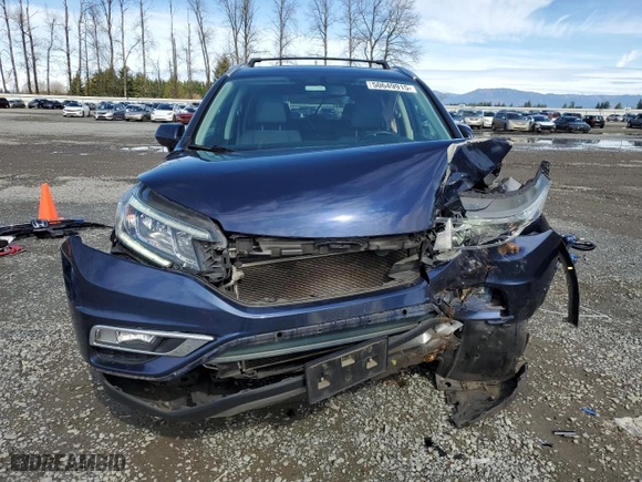2016 Honda CR-V EX-L with VIN 2HKRM4H72GH648585, listed as a Copart auction lot 50649915 with 91,640 mi miles and Salvage Title. Bid and sale history available at carsss.com. Image 5.