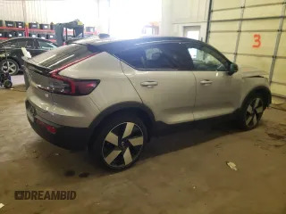 2022 Volvo C40 Ultimate with VIN YV4ED3GB2N2004840, listed as a Copart auction lot 59599663 with Not Provided miles. Bid and sale history available at carsss.com. Image 3.