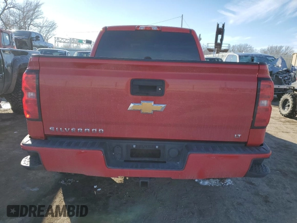 2018 Chevrolet Silverado 1500 LT with VIN 3GCUKREC3JG241051, listed as a Copart auction lot 46256955 with 112,360 mi miles and Salvage Title. Bid and sale history available at carsss.com. Image 6.