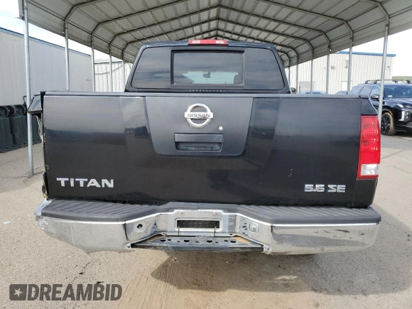 2008 Nissan Titan XE with VIN 1N6AA07DX8N354372, listed as a Copart auction lot 48017605 with 149,382 mi miles and Salvage Title. Bid and sale history available at carsss.com. Image 6.