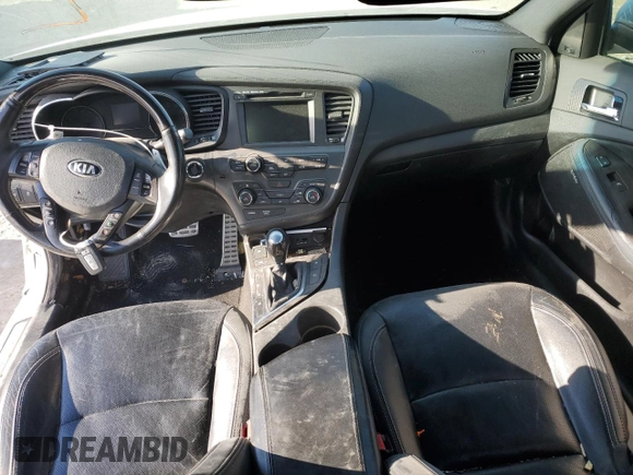 2013 Kia Optima SX with VIN 5XXGR4A6XDG091538, listed as a Copart auction lot 42228445 with 184,398 mi miles and Salvage title. Bid and sale history available at DreamBid. Image 8.