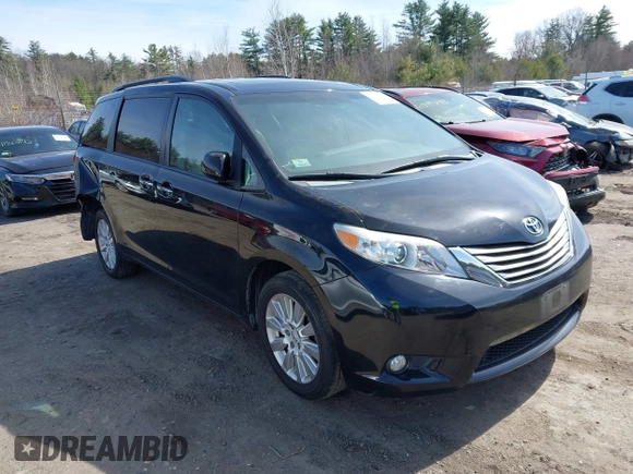2015 Toyota Sienna Limited with VIN 5TDDK3DC9FS117289, listed as a IAAI auction lot 41861627 with 89,624 mi miles and . Bid and sale history available at DreamBid. Image 1.