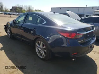 2015 Mazda 6 i Touring with VIN JM1GJ1T52F1216136, listed as a Copart auction lot 54016345 with 106,883 mi miles and Salvage Title. Bid and sale history available at carsss.com. Image 2.