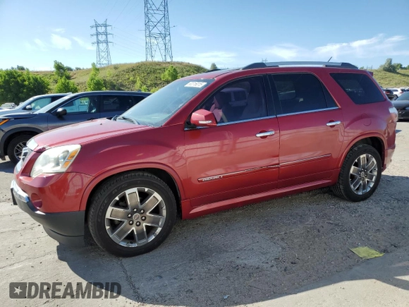 2012 GMC Acadia Denali with VIN 1GKKVTED1CJ128743, listed as a Copart auction lot 63316015 with 275,601 mi miles and Salvage title. Bid and sale history available at DreamBid. Image 1.