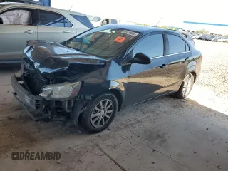 2017 Chevrolet Sonic LT with VIN 1G1JD5SG9H4123244, listed as a Copart auction lot 60530665 with 130,465 mi miles and Salvage title. Bid and sale history available at DreamBid. Image 1.
