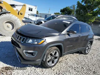 2020 Jeep Compass Limited with VIN 3C4NJCCB6LT114528, listed as a Copart auction lot 87847105 with 90,753 mi miles and Non Repairable. Bid and sale history available at carsss.com. Image 1.