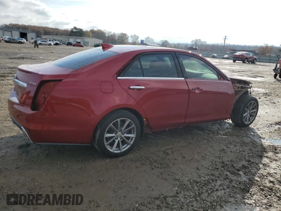 2019 Cadillac CTS Luxury RWD with VIN 1G6AR5SX7K0122345, listed as a Copart auction lot 83571794 with 72,331 mi miles and Salvage Title. Bid and sale history available at DreamBid. Image 3.