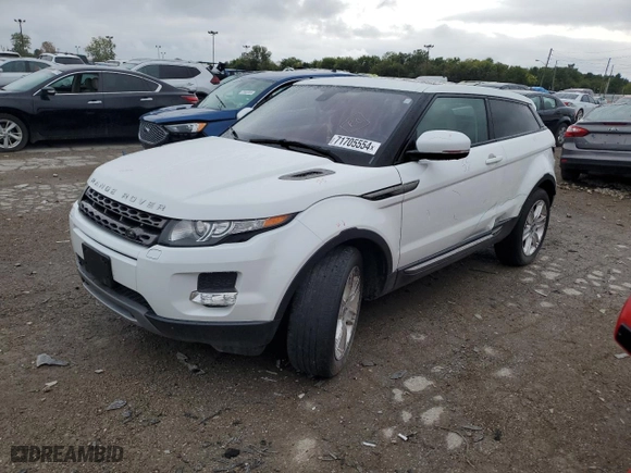 2013 Land Rover Range Rover Evoque Pure Premium with VIN SALVR1BG4DH784078, listed as a Copart auction lot 71705554 with 0 mi miles and Salvage Title. Bid and sale history available at carsss.com. Image 1.
