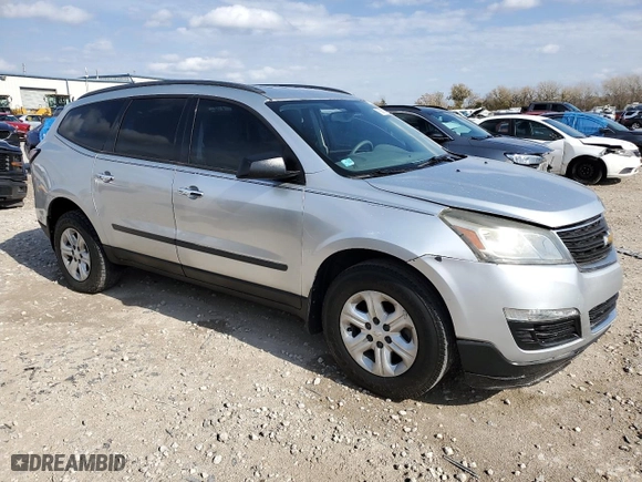 2015 Chevrolet Traverse LS with VIN 1GNKRFED4FJ331851, listed as a Copart auction lot 78697804 with 0 mi miles and Clean Title. Bid and sale history available at carsss.com. Image 4.