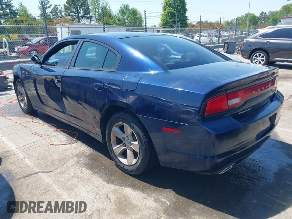 2014 Dodge Charger SE with VIN 2C3CDXBG1EH130526, listed as a IAAI auction lot 41996912 with 161,485 mi miles. Bid and sale history available at carsss.com. Image 3.
