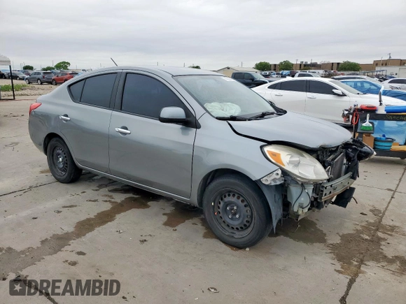 2012 Nissan Versa SL with VIN 3N1CN7AP6CL933091, listed as a Copart auction lot 51705795 with 136,418 mi miles and Salvage Title. Bid and sale history available at carsss.com. Image 4.