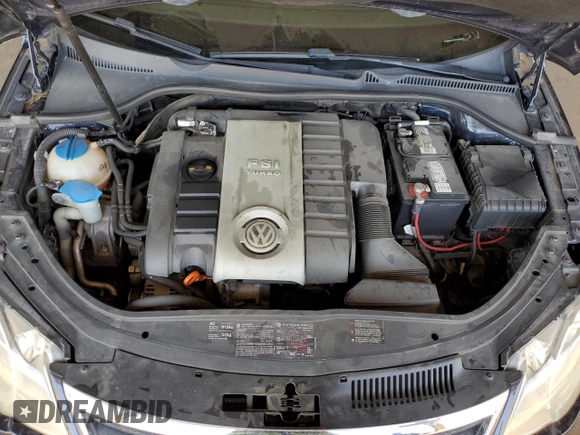 2007 Volkswagen Eos 2.0T с VIN WVWDA71F27V049675, выставлен на аукционе Copart как лот 58096615 с пробегом 106 678 миль миль и Списание • Salvage title. История ставок и продаж доступна на DreamBid. Изображение 11.