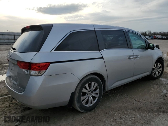 2014 Honda Odyssey EX-L with VIN 5FNRL5H62EB052131, listed as a Copart auction lot 49356065 with 138,551 mi miles and Salvage Title. Bid and sale history available at DreamBid. Image 3.