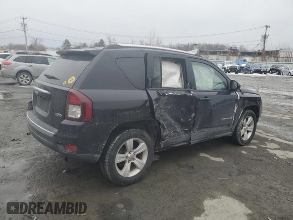 2015 Jeep Compass High Altitude Edition with VIN 1C4NJDEB5FD395511, listed as a Copart auction lot 46910975 with 81,622 mi miles and Salvage Title. Bid and sale history available at carsss.com. Image 3.