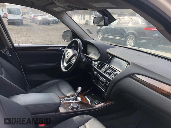 2017 BMW X3 xDrive28i with VIN 5UXWX9C54H0D97940, listed as a Copart auction lot 51627025 with 141,240 mi miles and Clean Title. Bid and sale history available at DreamBid. Image 9.