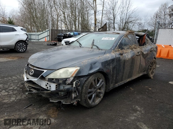 2008 Lexus IS 250 with VIN JTHBK262382074079, listed as a Copart auction lot 47174075 with Not Provided miles and Salvage Title. Bid and sale history available at DreamBid. Image 1.