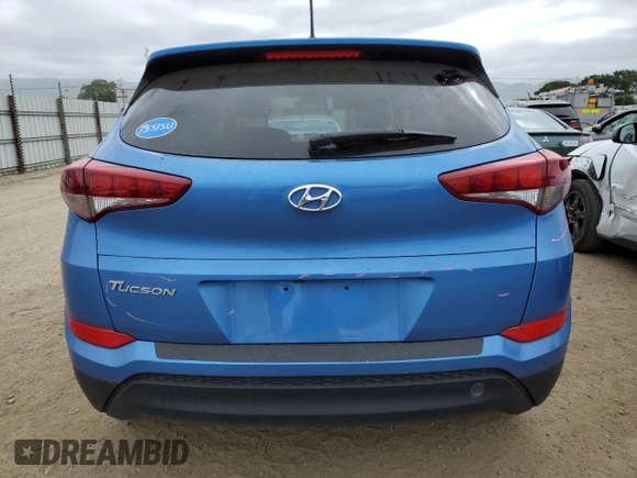 2017 Hyundai Tucson SE with VIN KM8J23A47HU485044, listed as a Copart auction lot 53920415 with 79,336 mi miles and Salvage Title. Bid and sale history available at carsss.com. Image 6.