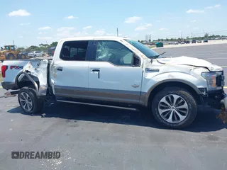 2020 Ford F-150 XL with VIN 1FTEW1E57LFC71427, listed as a IAAI auction lot 42202609 with 61,435 mi miles and . Bid and sale history available at DreamBid. Image 13.