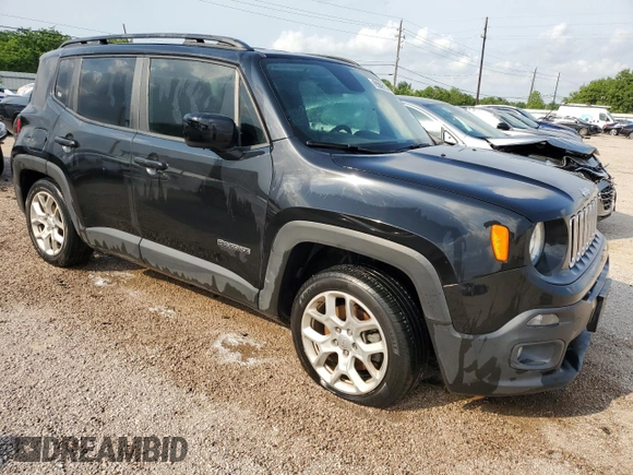 2018 Jeep Renegade Latitude with VIN ZACCJABB4JPJ40320, listed as a Copart auction lot 53735305 with 112,409 mi miles and Clean Title. Bid and sale history available at DreamBid. Image 4.