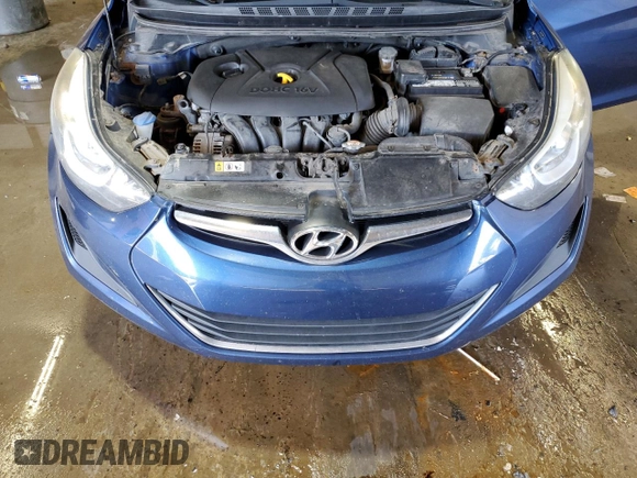 2015 Hyundai Elantra SE with VIN 5NPDH4AE3FH602804, listed as a Copart auction lot 62025025 with 230,419 mi miles and Clean title. Bid and sale history available at DreamBid. Image 11.
