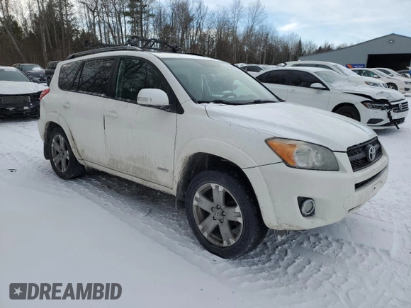 2010 Toyota RAV4 Sport with VIN 2T3RF4DV9AW041582, listed as a Copart auction lot 42402725 with 262,601 mi miles and Salvage Title. Bid and sale history available at carsss.com. Image 4.