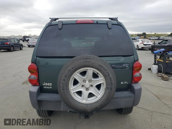 2002 Jeep Liberty Sport with VIN 1J4GL48K32W357377, listed as a Copart auction lot 53203055 with 111,413 mi miles and Clean Title. Bid and sale history available at carsss.com. Image 6.
