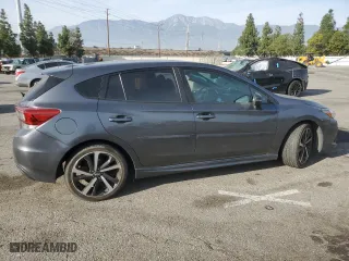 2022 Subaru Impreza Sport with VIN 4S3GTAM63N3712227, listed as a Copart auction lot 86365094 with 82,639 mi miles and Salvage Title. Bid and sale history available at carsss.com. Image 3.