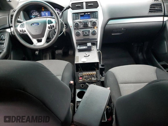 2014 Ford Utility Police Interceptor with VIN 1FM5K8AR1EGB38412, listed as a Copart auction lot 85462144 with 123,042 mi miles and Clean Title. Bid and sale history available at carsss.com. Image 8.