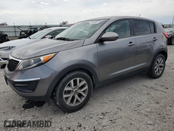 2016 Kia Sportage LX with VIN KNDPB3ACXG7805749, listed as a Copart auction lot 52349265 with 131,640 mi miles and Clean Title. Bid and sale history available at carsss.com. Image 1.