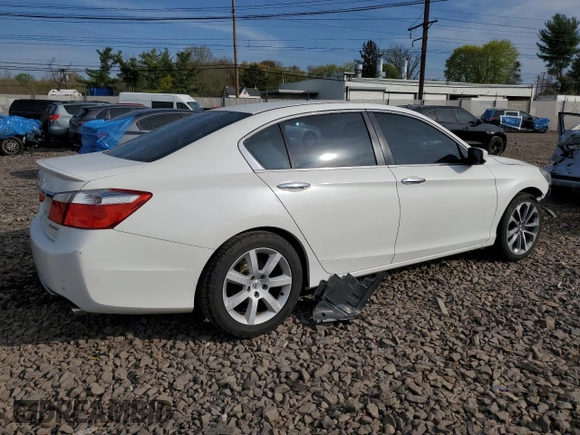 2014 Honda Accord Sedan Sport with VIN 1HGCR2F50EA284203, listed as a Copart auction lot 53720765 with 201,191 mi miles and Salvage Title. Bid and sale history available at carsss.com. Image 3.