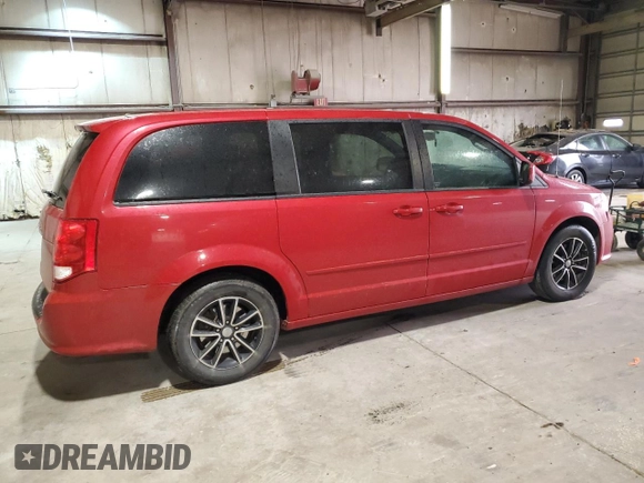 2015 Dodge Grand Caravan SXT with VIN 2C4RDGCG6FR685486, listed as a Copart auction lot 49596715 with 185,444 mi miles and Salvage Title. Bid and sale history available at DreamBid. Image 3.