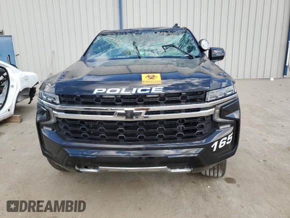 2021 Chevrolet Tahoe Commercial with VIN 1GNSCLED8MR399939, listed as a Copart auction lot 41437965 with 0 mi miles and Non Repairable. Bid and sale history available at carsss.com. Image 5.