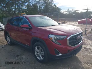 2019 GMC Terrain SLE with VIN 3GKALMEV9KL193203, listed as a IAAI auction lot 41679974 with 76,684 mi miles. Bid and sale history available at carsss.com. Image 1.