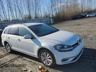 2019 Volkswagen Golf SportWagen S with VIN 3VW117AU2KM502355, listed as a Copart auction lot 71405544 with 49,111 mi miles and Salvage Title. Bid and sale history available at carsss.com. Image 1.