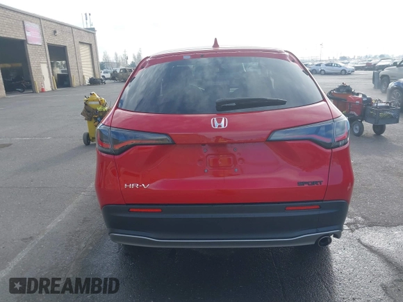 2024 Honda HR-V Sport with VIN 3CZRZ1H58RM706561, listed as a IAAI auction lot 41036348 with 26,257 mi miles. Bid and sale history available at carsss.com. Image 16.