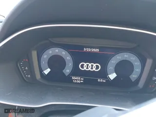 2021 Audi Q3 S line Premium with VIN WA1DECF39M1039802, listed as a IAAI auction lot 41663221 with 50,455 mi miles. Bid and sale history available at carsss.com. Image 7.
