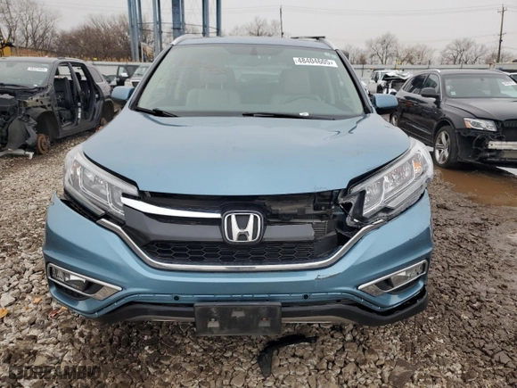 2016 Honda CR-V EX-L with VIN 5J6RM4H70GL033300, listed as a Copart auction lot 48404605 with 0 mi miles and Salvage Title. Bid and sale history available at carsss.com. Image 5.