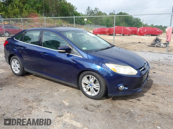 2012 Ford Focus SEL with VIN 1FAHP3H20CL135266, listed as a IAAI auction lot 42169559 with 196,104 mi miles. Bid and sale history available at carsss.com. Image 1.