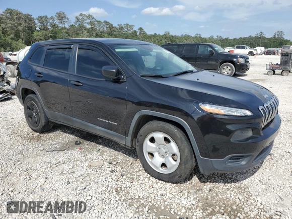 2016 Jeep Cherokee Sport z VIN 1C4PJLAB6GW208758, wystawiony jako Copart lot #53544355 z przebiegiem 103 505 mil mil oraz Szkoda całkowita • Salvage title. Historia ofert i sprzedaży dostępna na DreamBid. Obrazek 4.