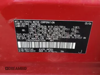 2006 Toyota RAV4 with VIN JTMZD33V466015546, listed as a Copart auction lot 47756075 with 141,626 mi miles and Salvage Title. Bid and sale history available at carsss.com. Image 13.