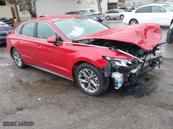 2021 Hyundai Sonata SEL with VIN 5NPEL4JA0MH082414, listed as a IAAI auction lot 41578143 with 6,533 mi miles. Bid and sale history available at carsss.com. Image 1.
