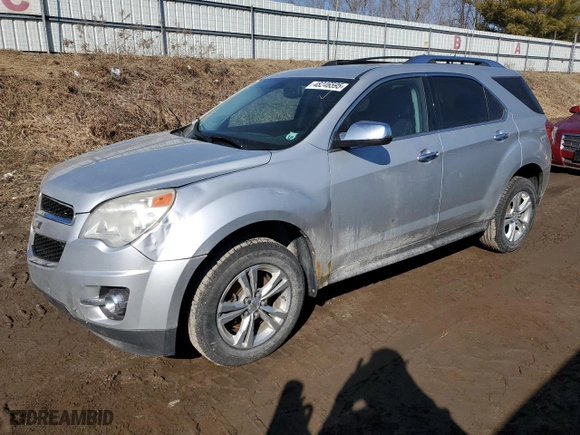 2010 Chevrolet Equinox LTZ with VIN 2CNALFEWXA6379539, listed as a Copart auction lot 48246595 with 130,986 mi miles and Clean Title. Bid and sale history available at carsss.com. Image 1.