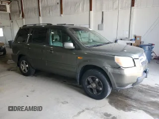 2006 Honda Pilot EX-L with VIN 5FNYF18636B003341, listed as a Copart auction lot 55510075 with 208,816 mi miles and Clean Title. Bid and sale history available at carsss.com. Image 4.