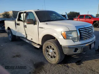 2012 Ford F-150 XL with VIN 1FTFW1EF0CKD52421, listed as a Copart auction lot 44705125 with 122,054 mi miles and Salvage Title. Bid and sale history available at carsss.com. Image 4.