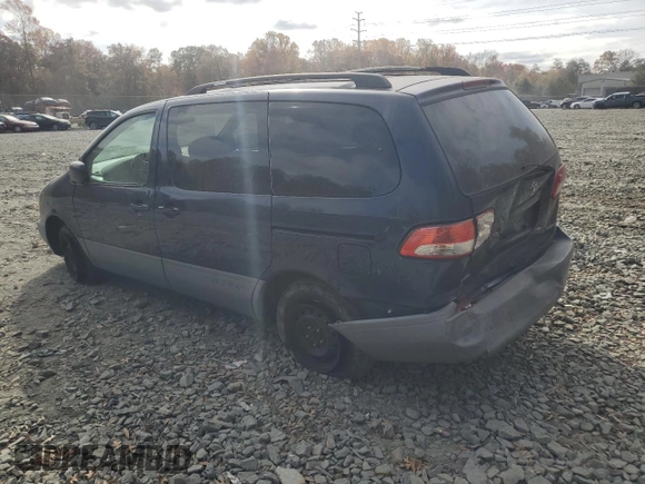 2002 Toyota Sienna LE with VIN 4T3ZF13C32U499019, listed as a Copart auction lot 78539864 with 191,055 mi miles and Salvage Title. Bid and sale history available at carsss.com. Image 2.