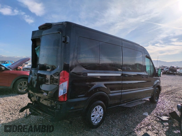 2021 Ford Transit Passenger XL with VIN 1FBAX2C87MKA31418, listed as a Copart auction lot 47065435 with 110,681 mi miles and Salvage Title. Bid and sale history available at DreamBid. Image 3.