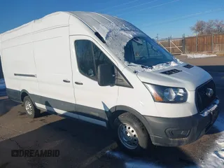 2023 Ford Transit Cargo with VIN 1FTBR3U86PKA39951, listed as a IAAI auction lot 41449397 with 46,883 mi miles and . Bid and sale history available at DreamBid. Image 1.