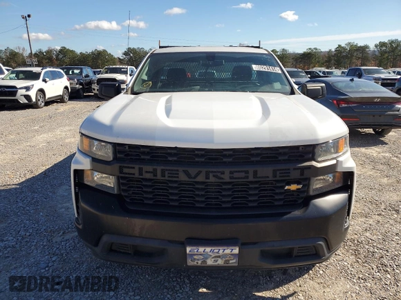 2021 Chevrolet Silverado 1500 Work Truck with VIN 3GCNWAEH7MG171743, listed as a Copart auction lot 80291414 with 46,718 mi miles and Clean Title. Bid and sale history available at carsss.com. Image 5.