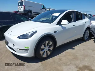 2023 Tesla Model Y Long Range with VIN 7SAYGDEE1PF660444, listed as a IAAI auction lot 42065046 with 23,601 mi miles and . Bid and sale history available at DreamBid. Image 22.